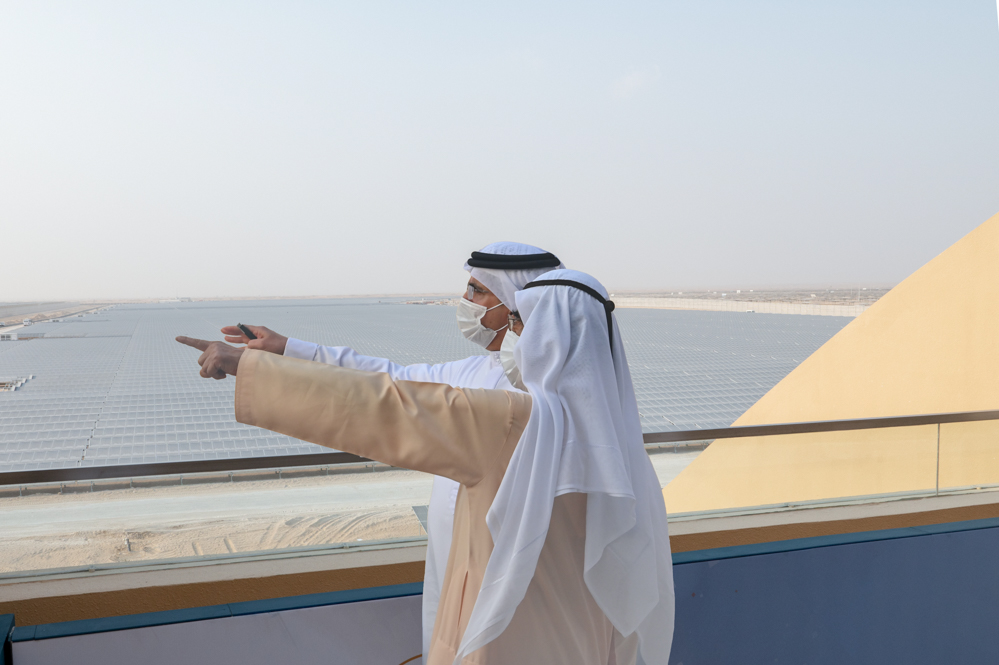  المشروع الأول من المرحلة الخامسة في مجمع محمد بن راشد آل مكتوم للطاقة الشمسية